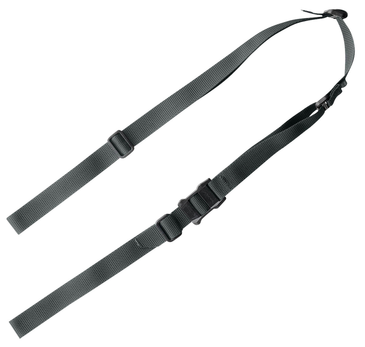 Magpul MS1 Lite Sling Gray Adjustable 48"-60" OAL Compact Single-Ply Nylon Rifle