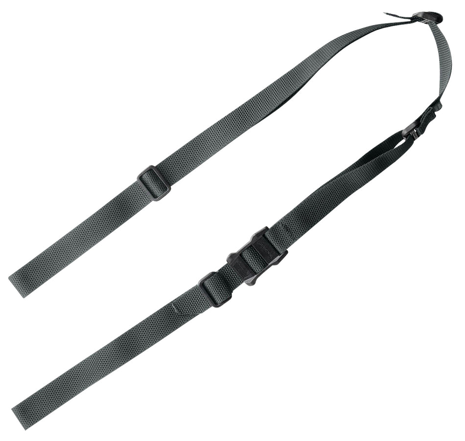 Magpul MS1 Lite Sling Gray Adjustable 48"-60" OAL Compact Single-Ply Nylon Rifle