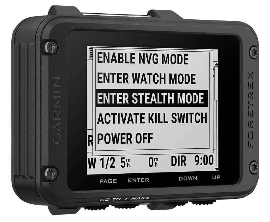Garmin Fortex 801 Rugged GPS Navigation Device Black Monochrome Display