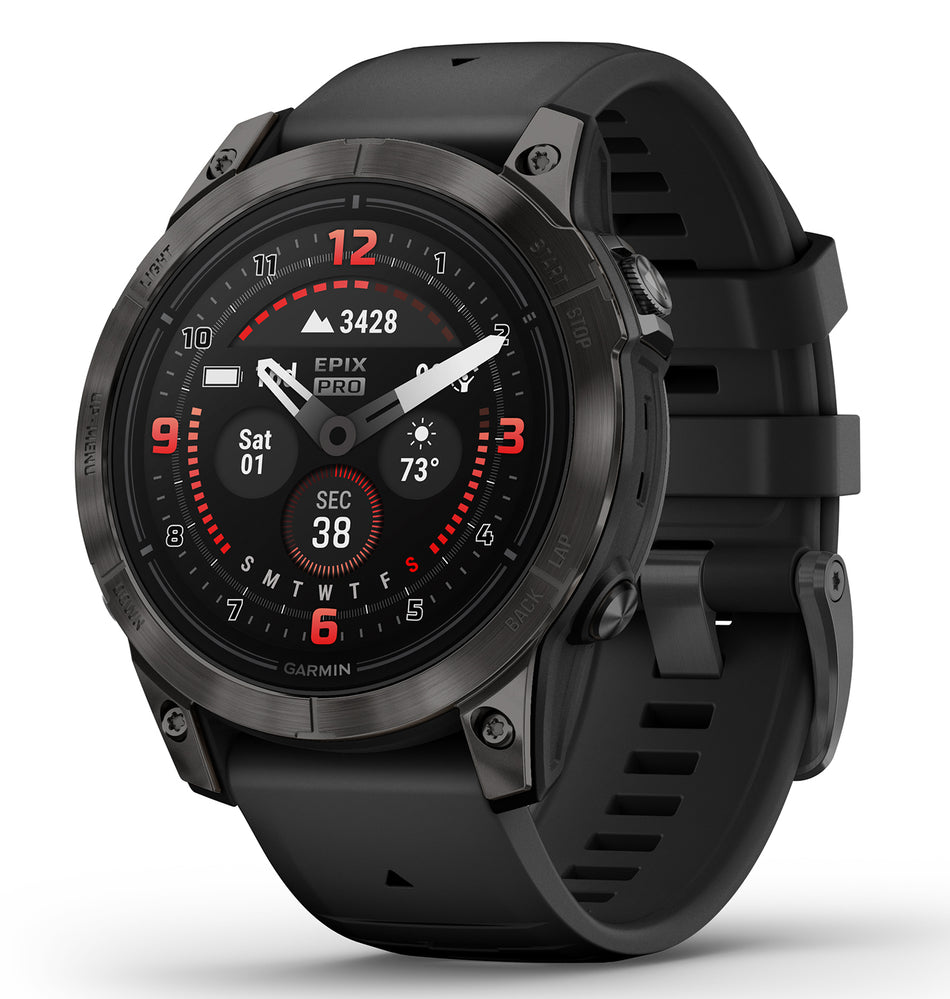 Garmin epix Pro Gen 2 Sapphire GPS Smart Watch Black 47mm with AMOLED Display