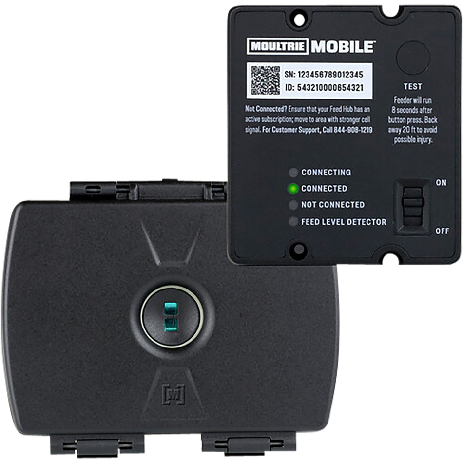 Moultrie MMF15088 Feed Hub Remote Feeder Control Module with Moultrie Mobile App, Black