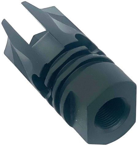 LBE Unlimited REV Flash Hider .223/5.56 NATO 1/2-28 TPI Black with Crush Washer
