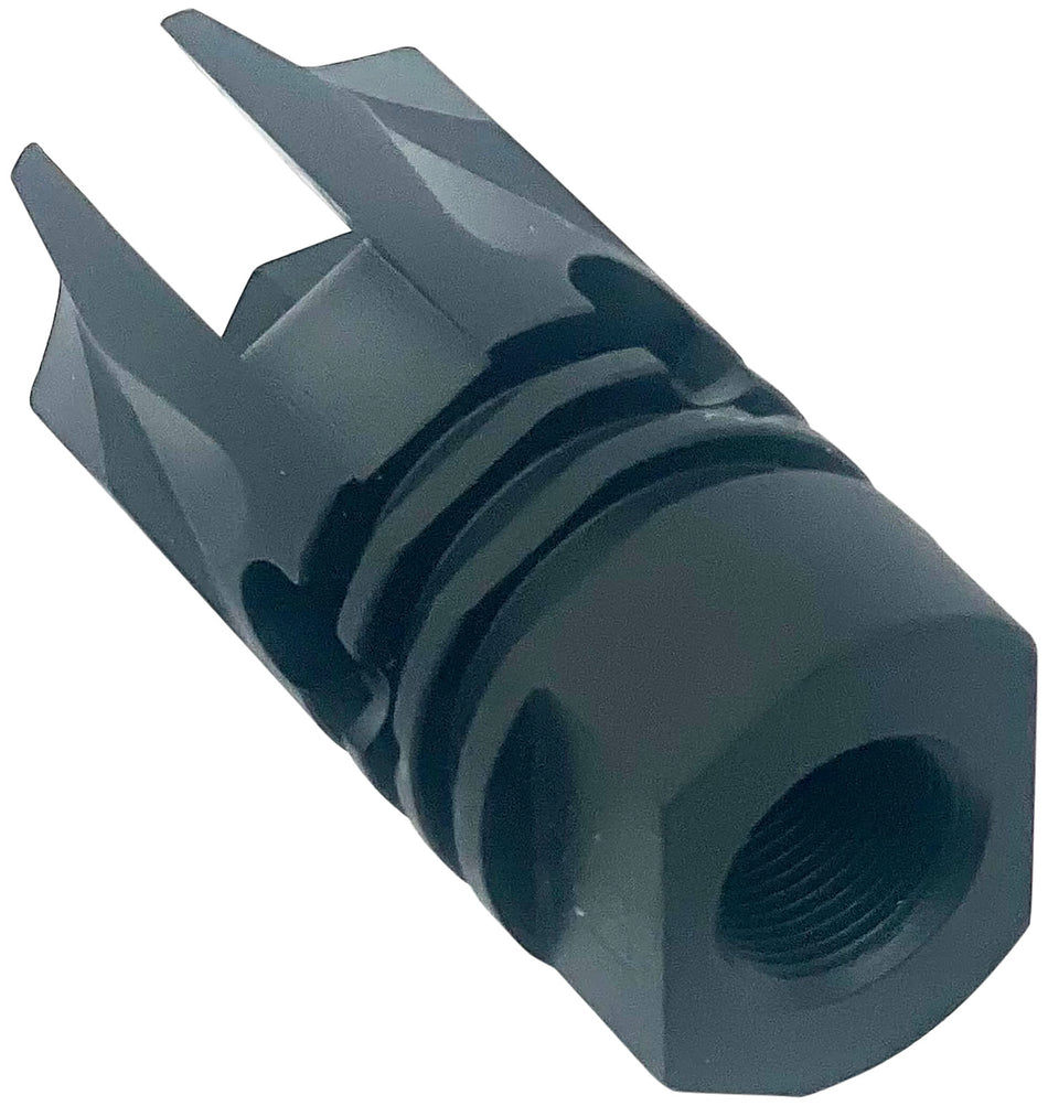 LBE Unlimited REV Flash Hider .223/5.56 NATO 1/2-28 TPI Black with Crush Washer