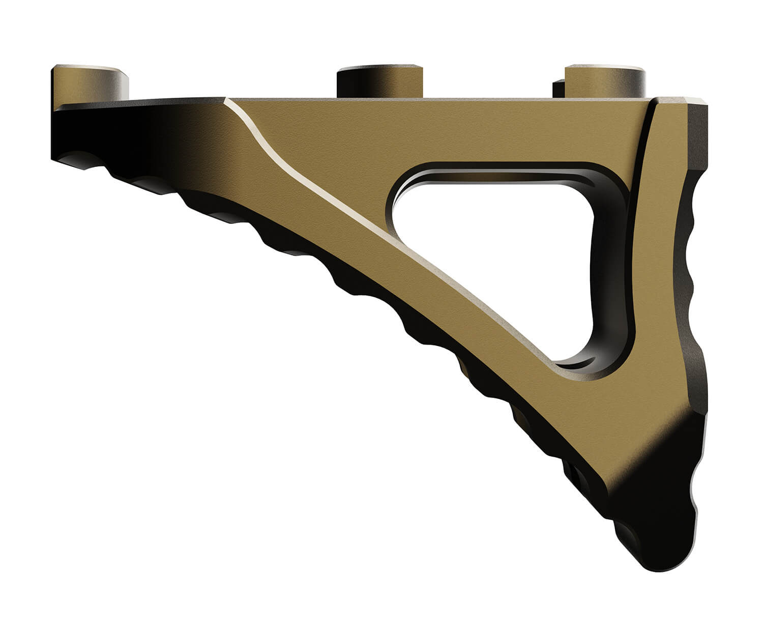 Rise Armament RA030SB Spartan Bronze Aluminum Skeletonized Micro Hand Stop M-LOK