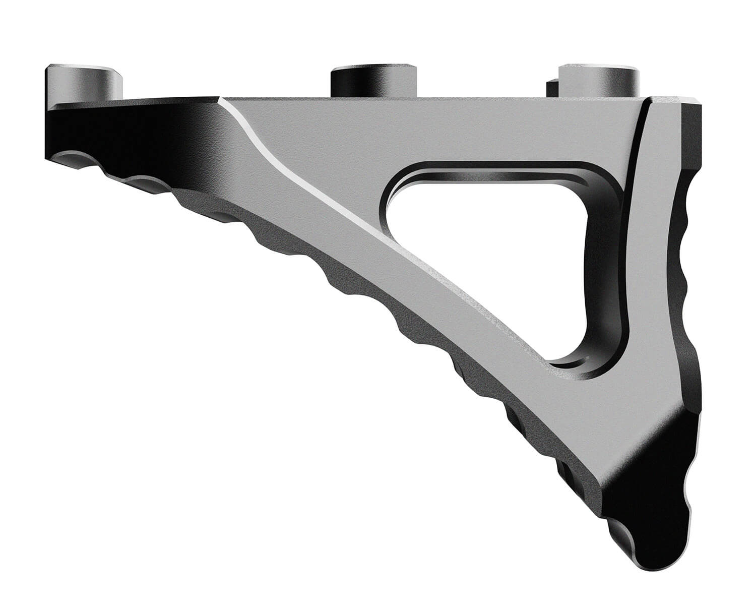 Rise Armament RA030GPHT Graphite Aluminum Skeletonized Micro Hand Stop M-LOK