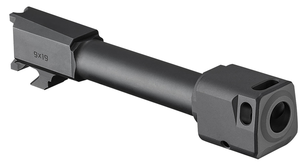 Springfield Armory HC0901TB-KIT 9mm Luger 3.80" Threaded Barrel & Self-Indexing Compensator Kit Hellcat Black Melonite