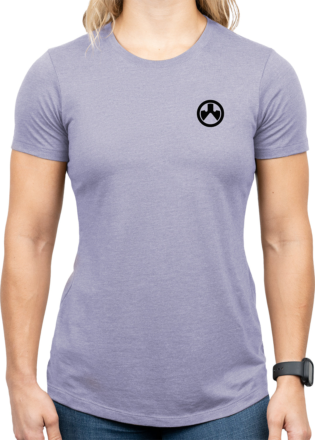 Magpul Women's Groovy Orchid Heather Cotton/Polyester V-Neck Tee XL
