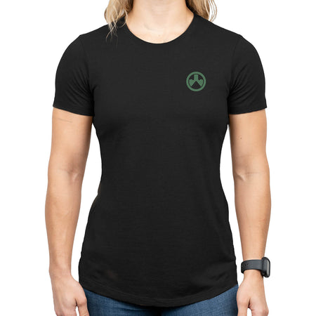 Magpul Women's Prickly Pear Black Cotton/Polyester V-Neck Tee XL
