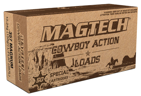 Magtech .357 Magnum 357L Cowboy Action Lead Flat Nose 158 Grain