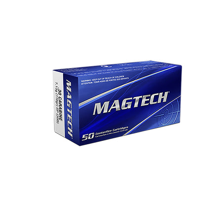 Magtech .30 Carbine 30B Tactical/Training Jacketed Soft Point JSP 110 Grain