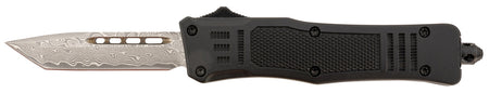 Steel River Knives Spartan Mini MT616BRDAMT OTF 2.75" Tanto Damascus Blade 4.25" Zinc Aluminum Handle