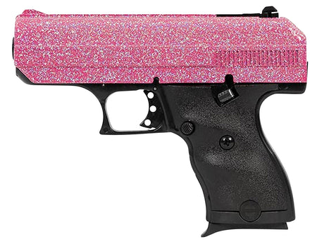 Hi-Point C9 916PISP 9mm Luger Pistol, 8+1 Capacity, 3.5" Barrel, Pink Sparkle Slide