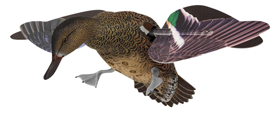 Avian-X PowerFlight Green-Winged Teal Hen Spinning Wing Duck Decoy AVXPFLHT