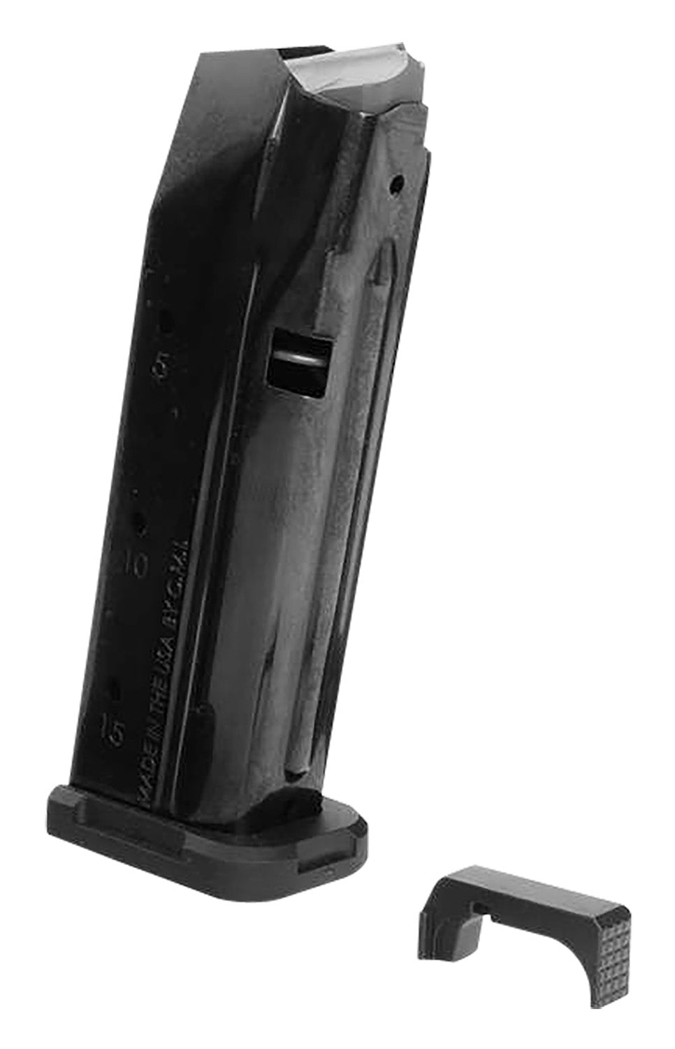 Shield Arms S15 Gen 3 Starter Kit 15-Round 9mm Luger Magazine for Glock 43X/48, Black Steel