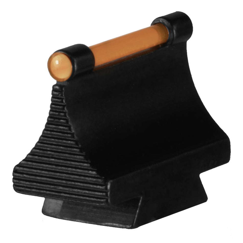 TruGlo Red Fiber Optic Front Sight for Standard 3/8 Inch Dovetail Black Finish