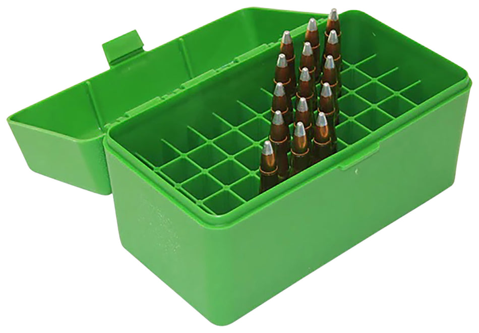 MTM Case-Gard RM5010 50-Round Flip-Top Ammo Box 308Win/220Swift/243Win Green