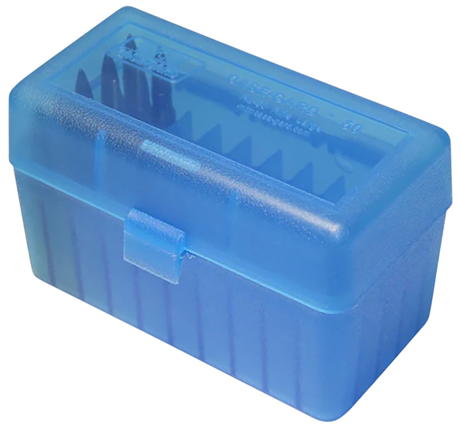 MTM Case-Gard RSS5024 50-Round Flip-Top Ammo Box 6mm PPC/7mm Clear Blue