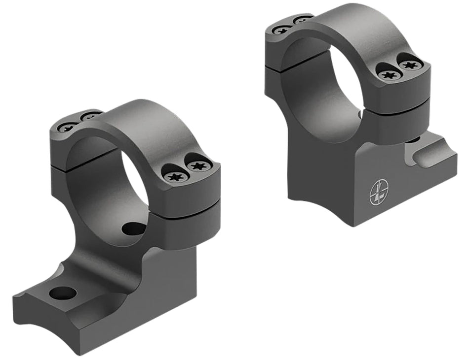 Leupold 177147 BackCountry 1" High Scope Ring Set Matte Black Aluminum Fits Kimber 84M