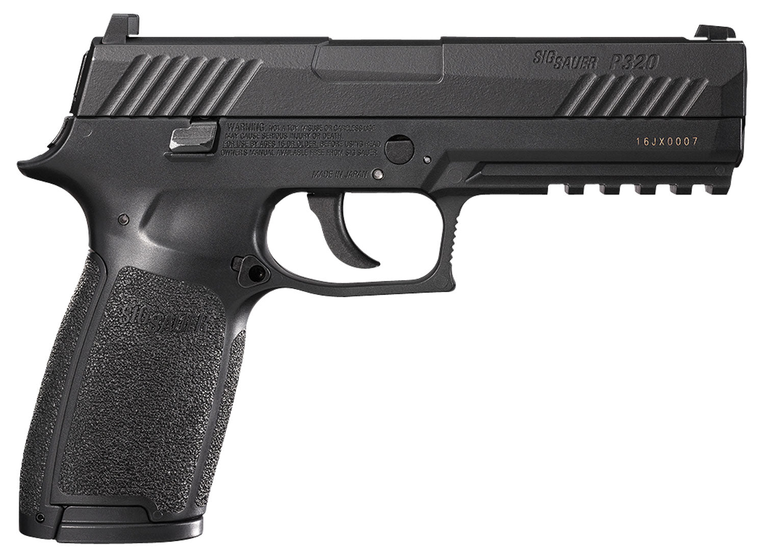 Sig Sauer Airguns AIRP320 P320 CO2 .177 Pellet Air Pistol 30-Round Black