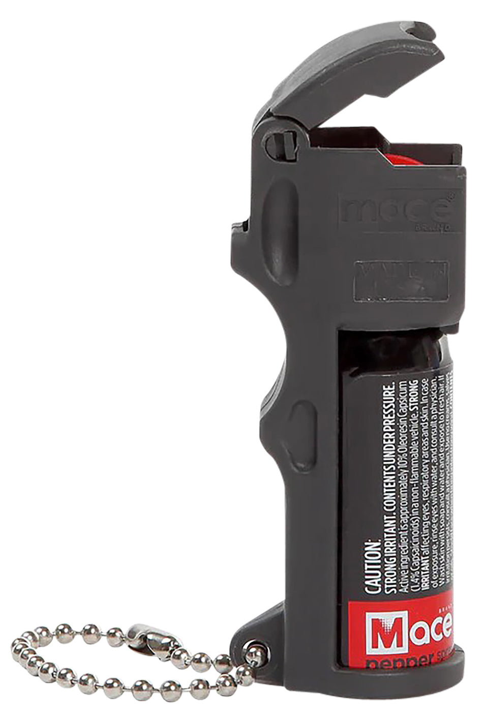 Mace 80745 Keychain Pocket Pepper Spray Black OC Pepper 10 Foot Range