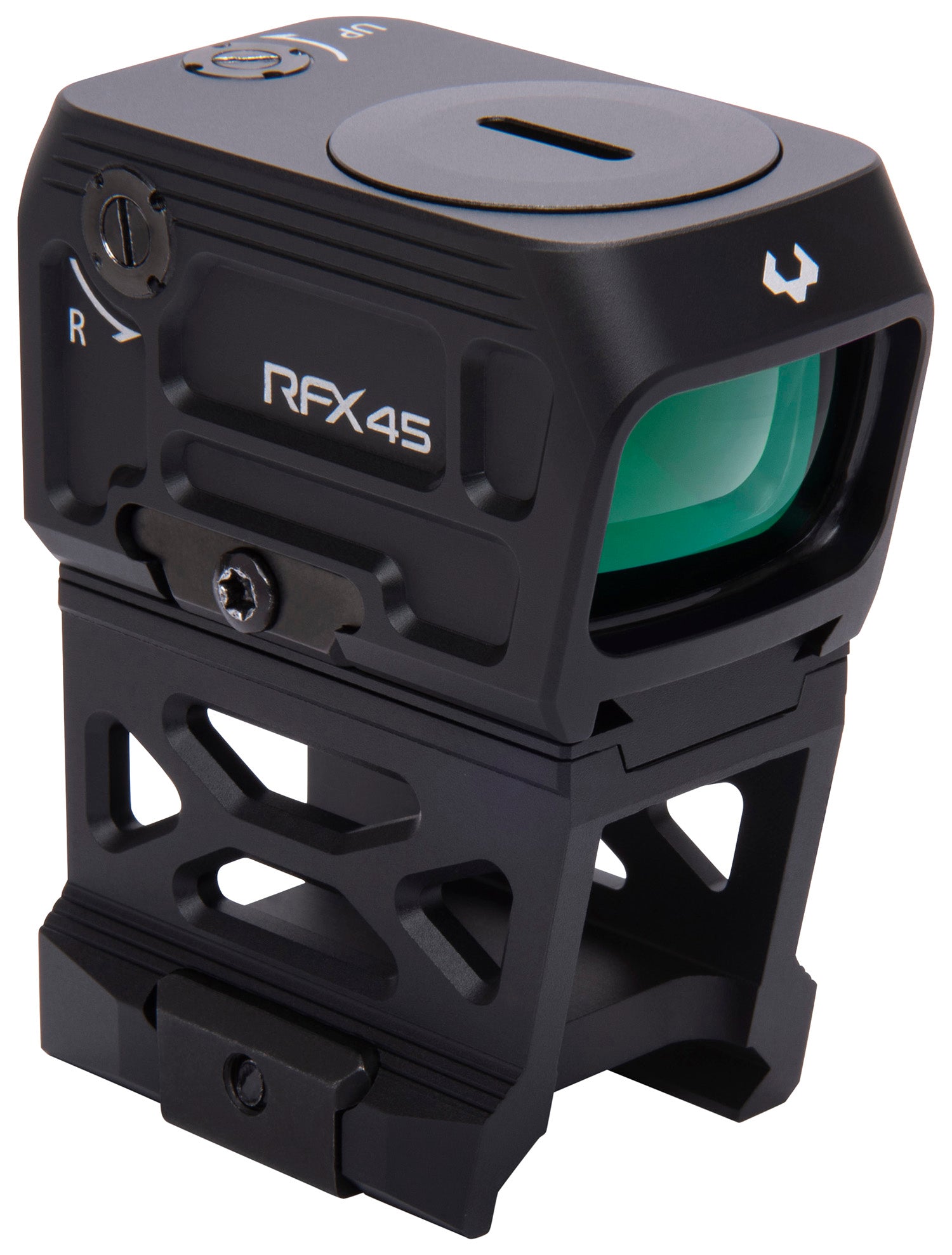Viridian 9810052 RFX45 Pro 5 MOA Green Dot Reflex Sight 1x Black Anodized Multi-Mount