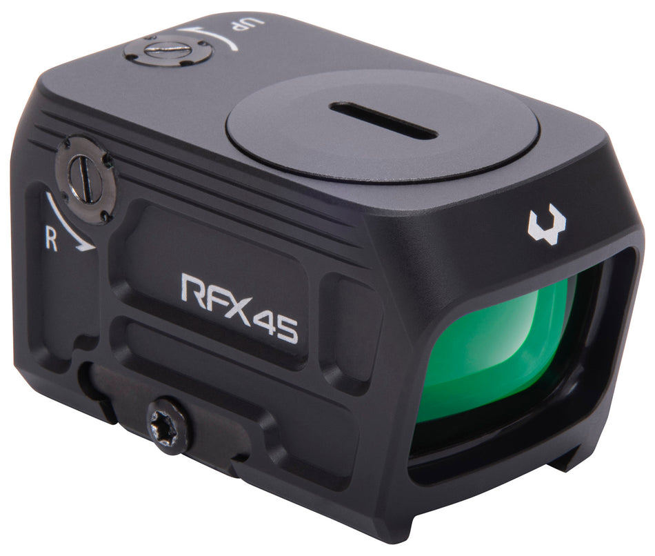 Viridian 9810053 RFX45 5 MOA Green Dot Reflex Sight 1x 24mm x 15.5mm ACRO/RMR Footprint Black