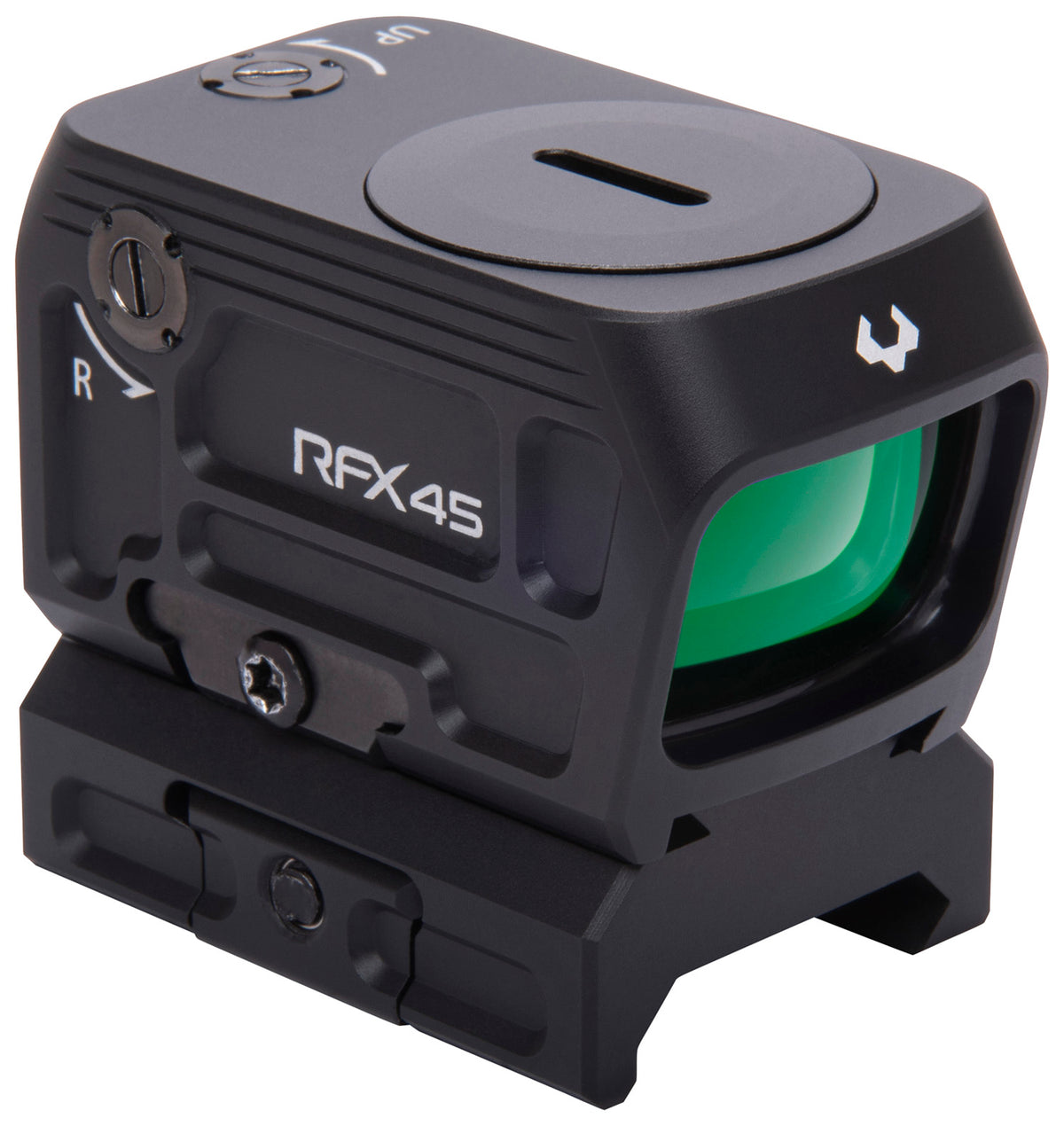 Viridian 9810059 RFX45 5 MOA Green Dot Reflex Sight 1x 24mm x 15.5mm ACRO/Picatinny Low Mount