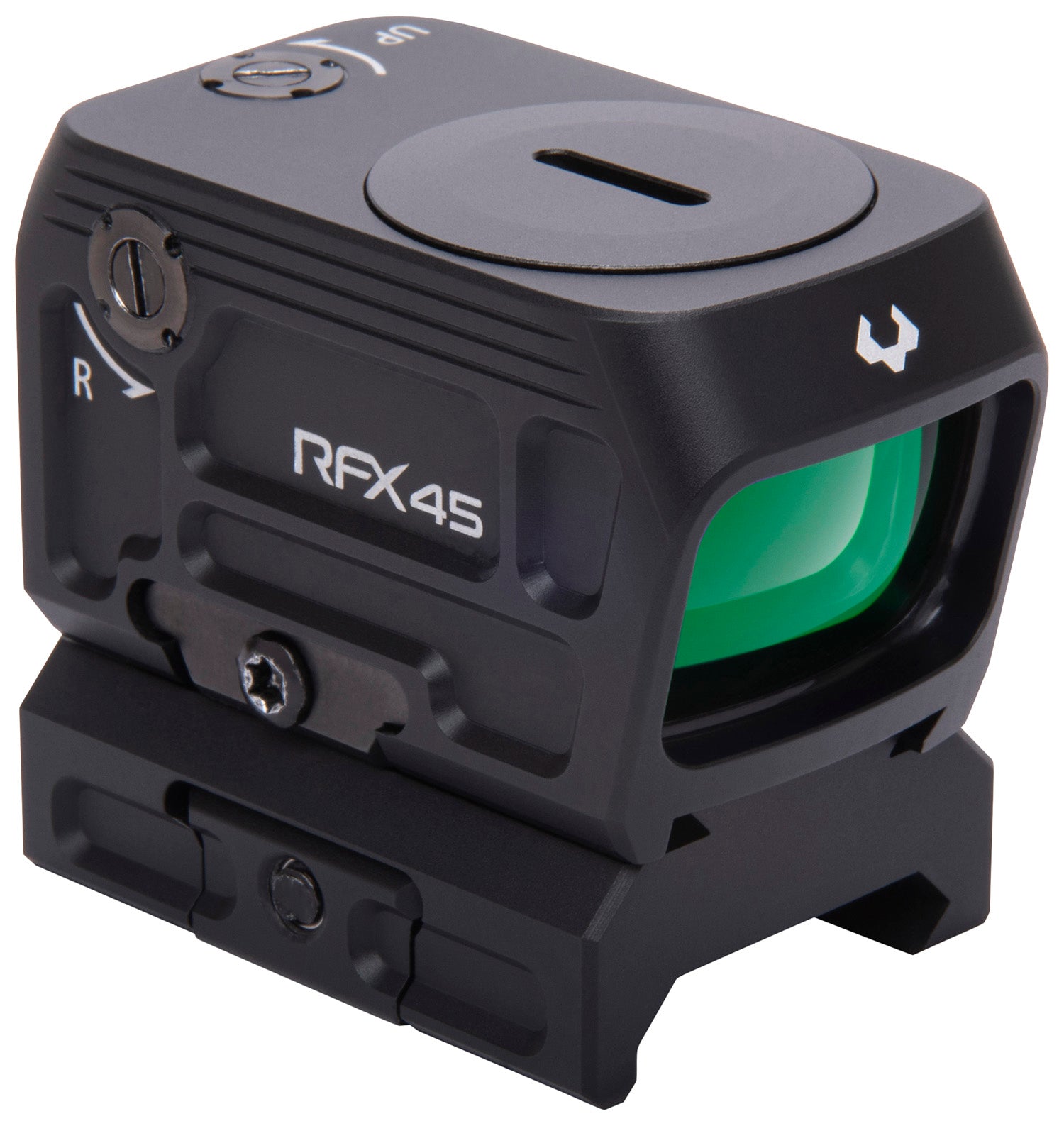 Viridian 9810059 RFX45 5 MOA Green Dot Reflex Sight 1x 24mm x 15.5mm ACRO/Picatinny Low Mount