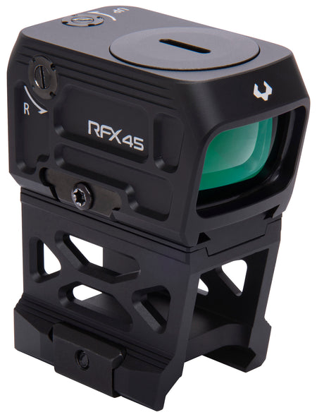 Viridian 9810060 RFX45 5 MOA Green Dot Reflex Sight 1x 24mm ACRO/Picatinny High Co-Witness Mount
