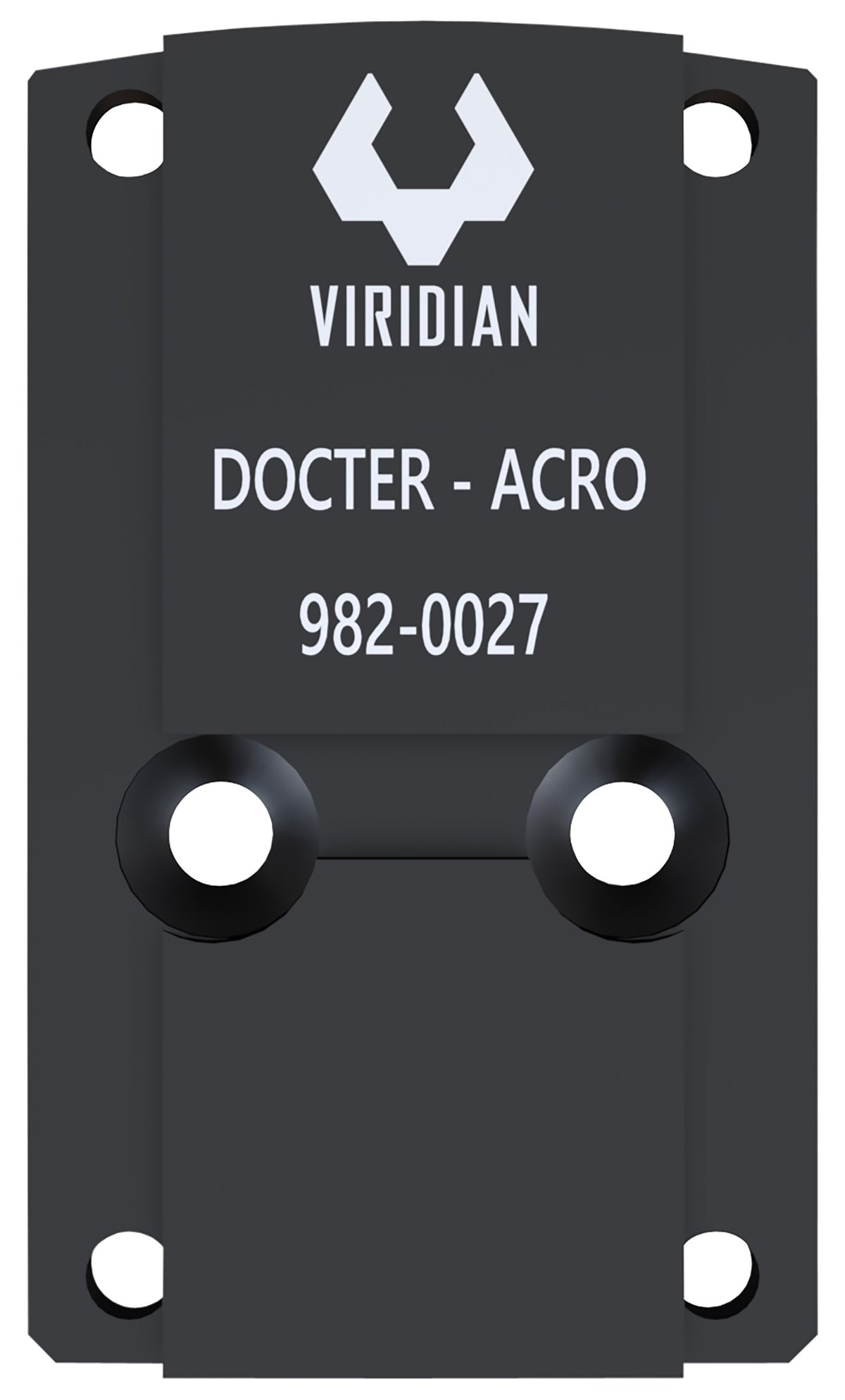 Viridian 9820027 RFX45 Docter Optic Adapter Black Anodized