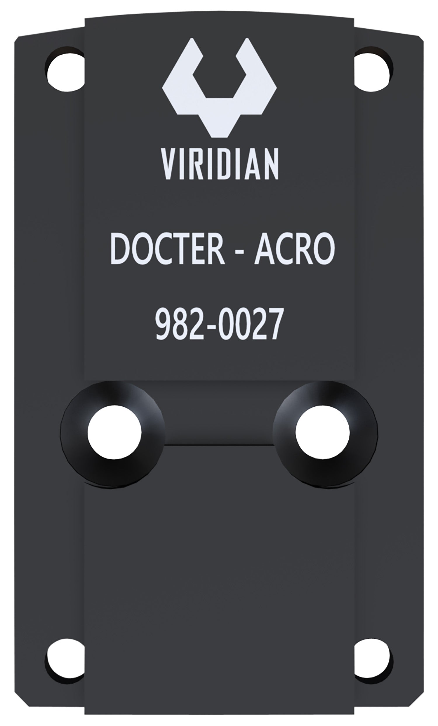 Viridian 9820027 RFX45 Docter Optic Adapter Black Anodized
