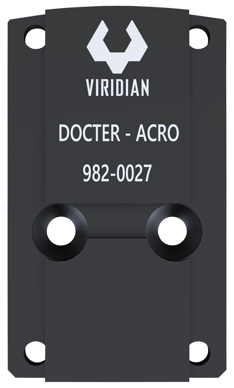 Viridian 9820027 RFX45 Docter Optic Adapter Black Anodized