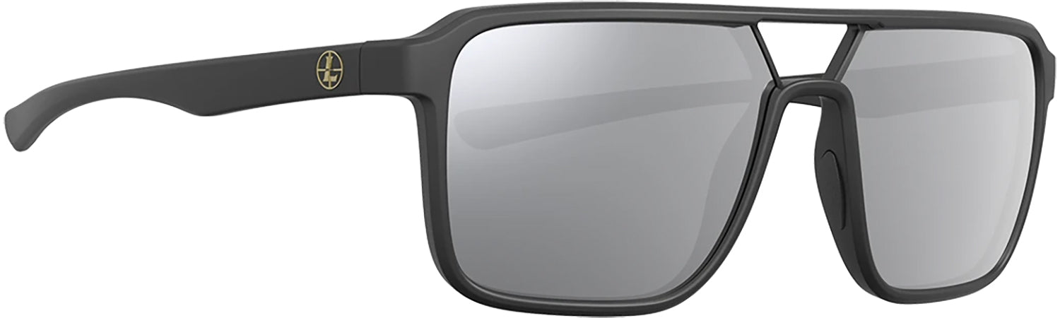 Leupold Bridger Performance Eyewear Shadow Gray Flash Polarized Lens Matte Black Frame