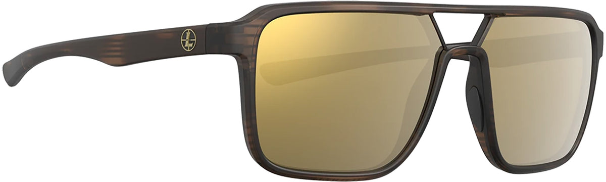 Leupold Bridger Performance Eyewear Bronze Mirror Polarized Lens Matte Tortoise Frame
