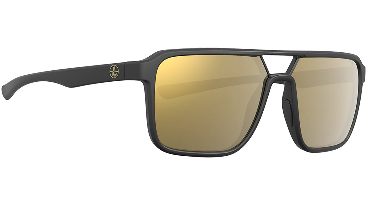 Leupold Bridger Performance Eyewear Bronze Mirror Polarized Lens Matte Black Frame