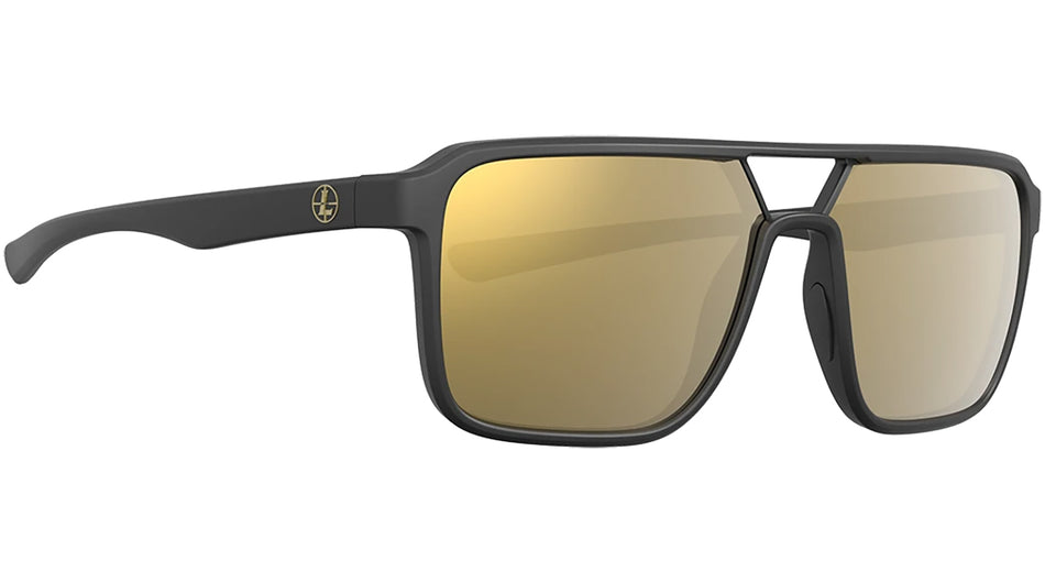 Leupold Bridger Performance Eyewear Bronze Mirror Polarized Lens Matte Black Frame