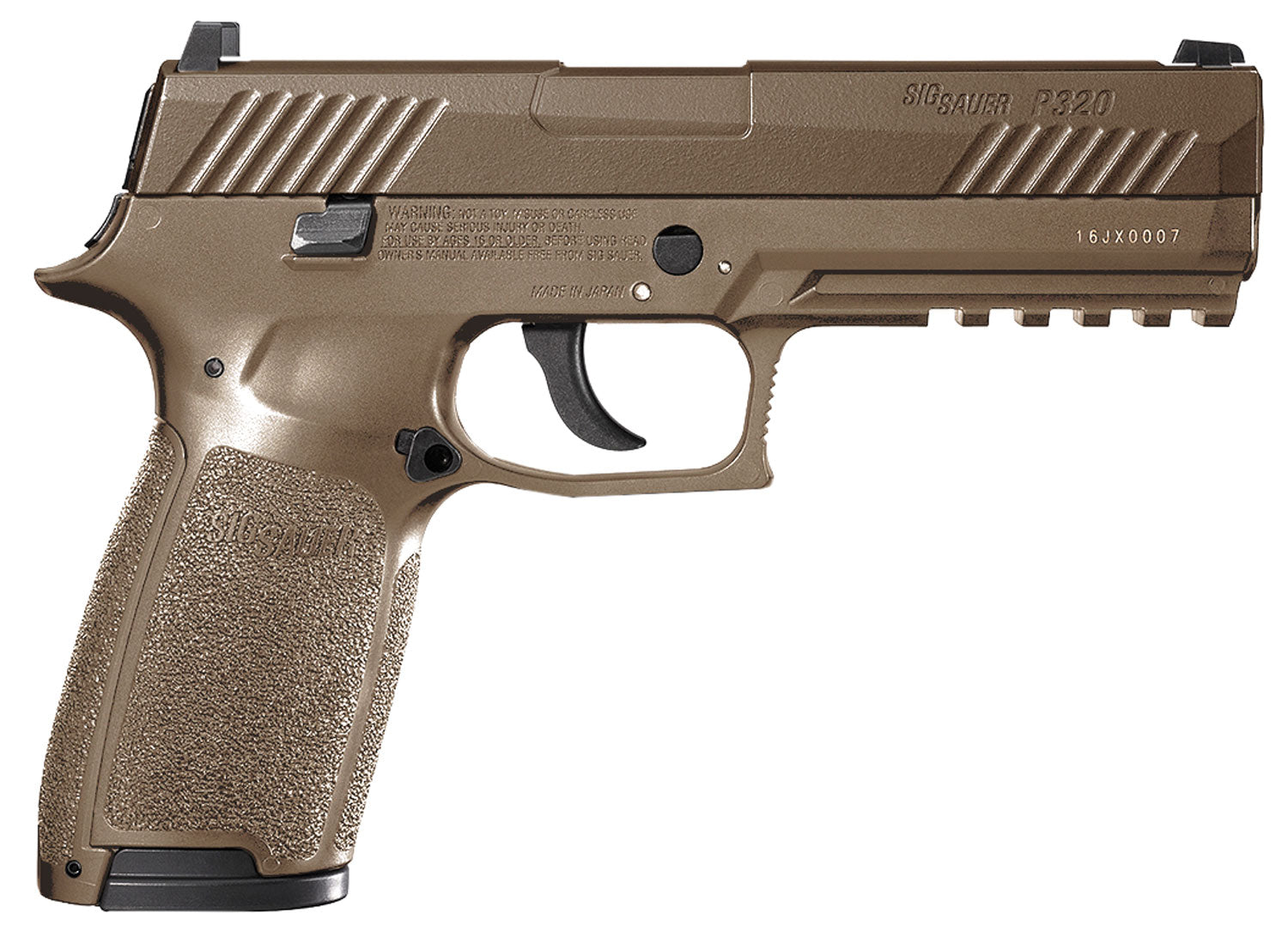 Sig Sauer Airguns AIRP320 P320 CO2 .177 Pellet Air Pistol 30-Round Coyote