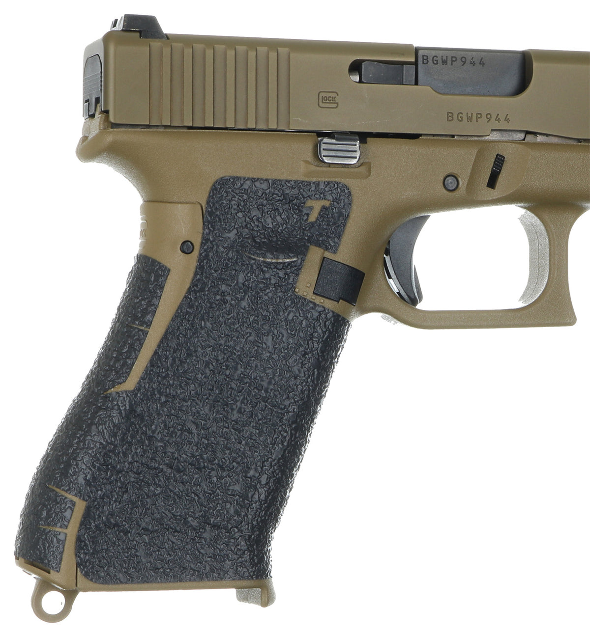 Talon Grips EV01R Black Textured Rubber Stick-On Grip, Full-Size Glock Gen 5