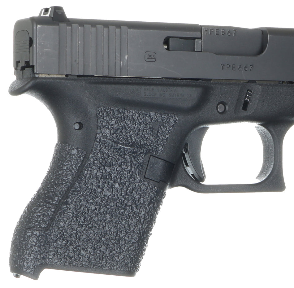 Talon Grips EV04R Black Textured Rubber Stick-On Grip Wrap, Glock 42/43