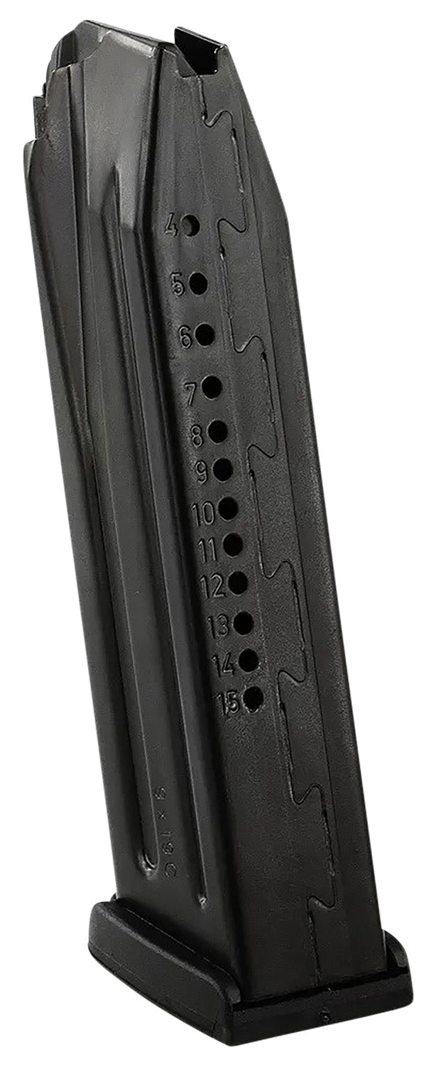 HK 50227869 H&K VP9 and P30 9mm 15rd Black Detachable Pistol Magazine