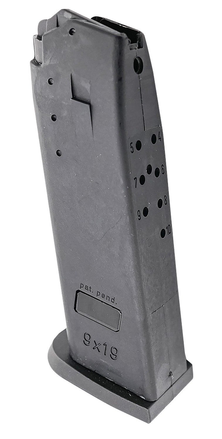 HK 50248611 H&K USP Full Size 9mm Luger 10rd Black Detachable Pistol Magazine