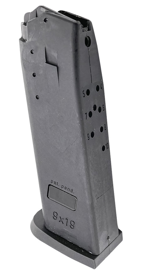 HK 50248611 H&K USP Full Size 9mm Luger 10rd Black Detachable Pistol Magazine