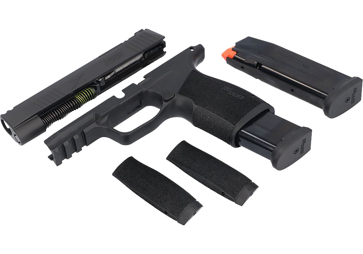 Sig Sauer P365 to P365X-Macro Caliber X-CHANGE Kit 9mm Luger 3.10" Barrel Black Optic-Cut Slide Picatinny Rail Frame 17+1