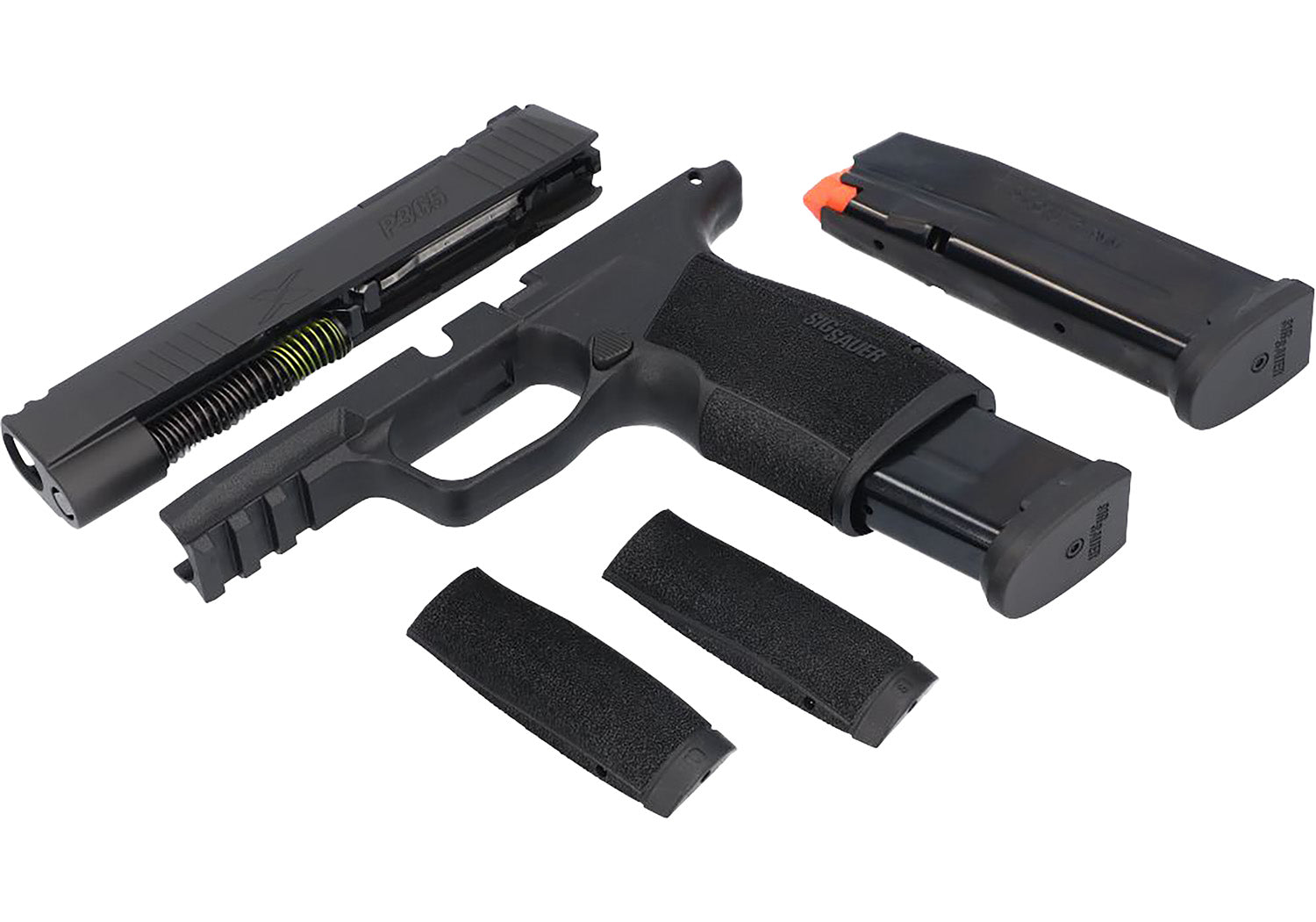 Sig Sauer P365 to P365X-Macro Caliber X-CHANGE Kit 9mm Luger 3.10" Barrel Black Optic-Cut Slide Picatinny Rail Frame 17+1