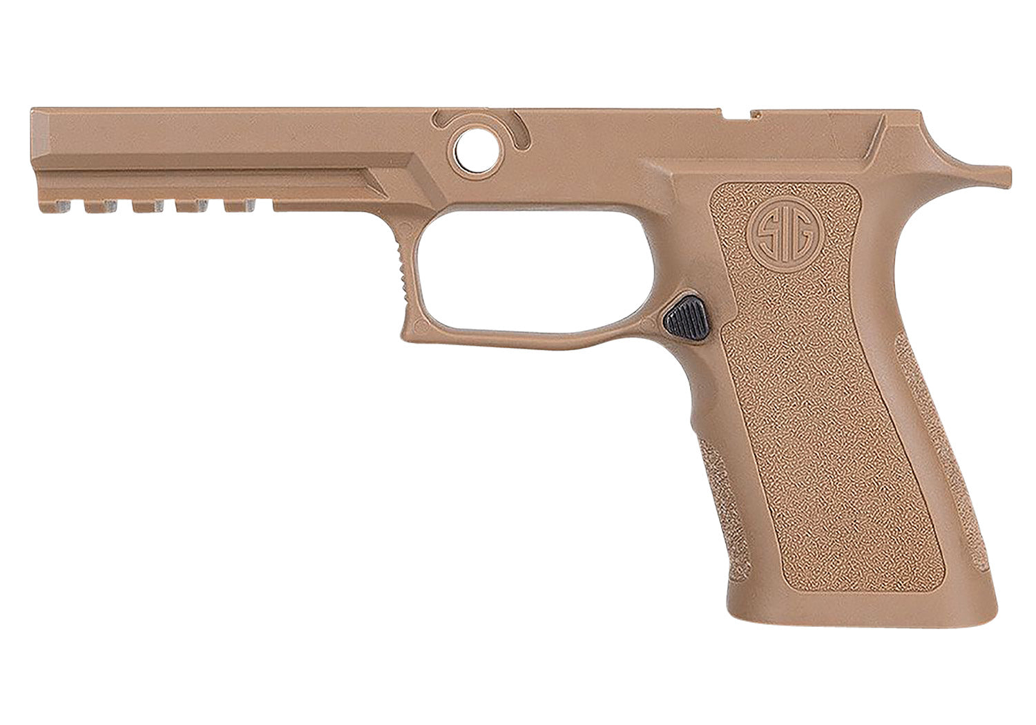 Sig Sauer GRIPMODXF943SMCOY P320 XSeries Full Size Small Grip Module, Coyote, 9mm/40/357