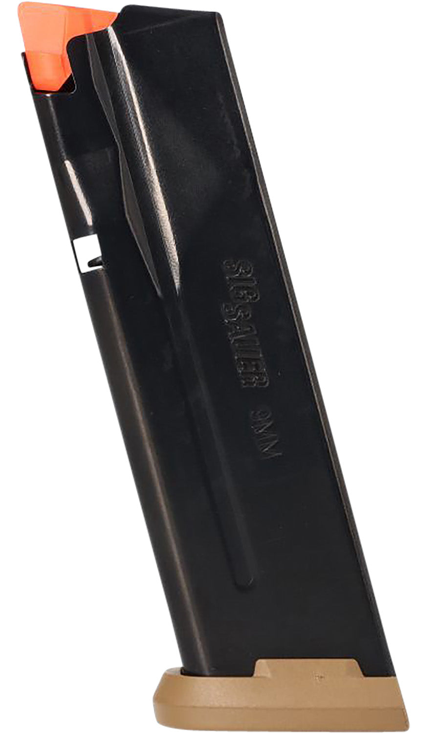 Sig Sauer P365-XMACRO 17rd 9mm Luger Factory Magazine Coyote Tan Floor Plate