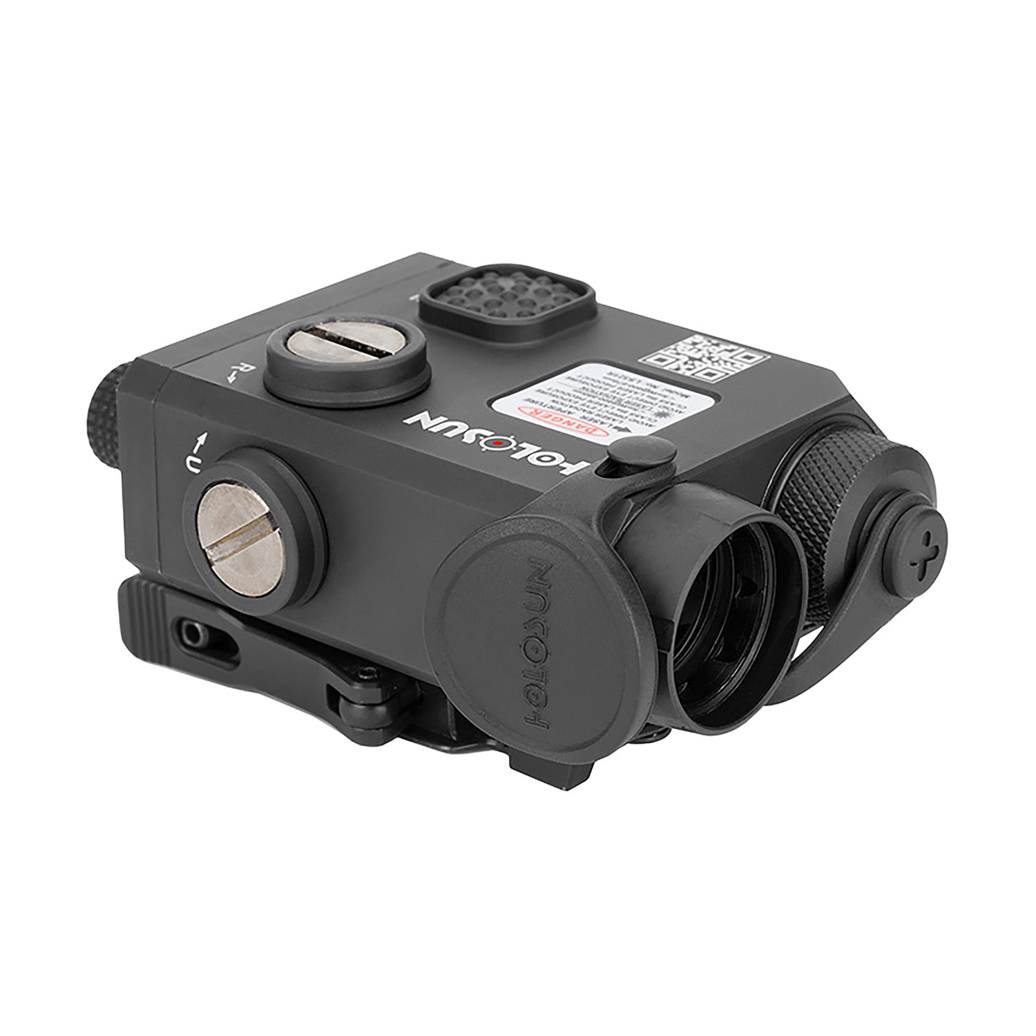 Holosun LS321R Red Laser and IR Illuminator Coaxial Dual Laser Matte Black Quick Release