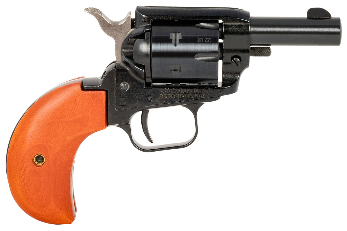 Heritage Barkeep BK22B2BH .22 LR 6-Shot Revolver, 2.68in Black Oxide Barrel, Cocobolo Bird Head Grip