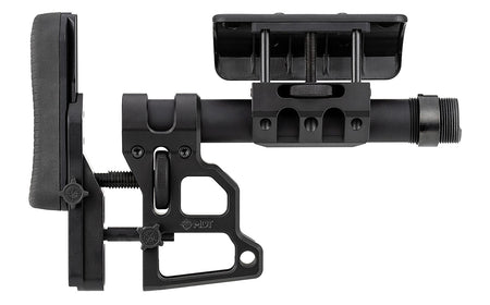 MDT Skeleton Carbine Stock SCS Black Anodized Aluminum, Adjustable Cheekrest, Buttpad, QD Sling Mounts