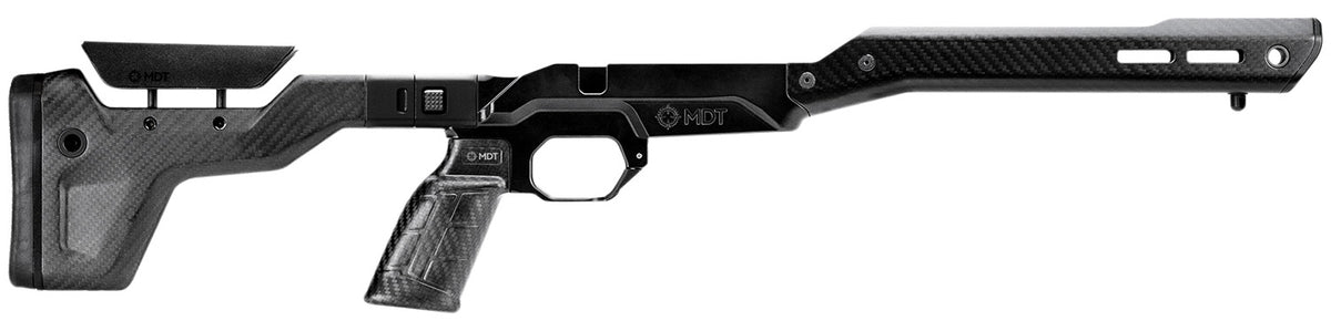 MDT HNT26 Carbon Fiber Folding Chassis Remington 700 Short Action Adj Cheekrest M-LOK 104999BCF